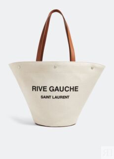 Сумка-тоут SAINT LAURENT Rive Gauche Cabas tote bag, белый