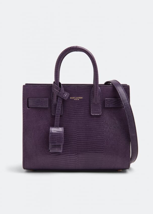 Сумка-тоут SAINT LAURENT Nano Sac de Jour tote bag, фиолетовый 398711L4BHW5007 | Purple фото 1