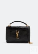 Сумка кросс-боди SAINT LAURENT Sunset chain wallet bag, черный 533026DND1J1000 | Black фото 1