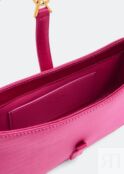 Сумка-хобо SAINT LAURENT Le 5 À 7 mini hobo bag, розовый