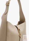 Сумка-хобо SAINT LAURENT Le 5 À 7 soft small hobo, бежевый 713938AAAUQ1722 | Beige фото 2