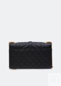 Сумка SAINT LAURENT Envelope small chain bag, черный 600195BOW911000 | Black фото 4