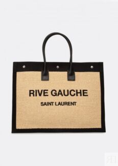 Сумка-тоут SAINT LAURENT Rive Gauche tote bag, бежевый