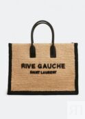 Сумка-тоут SAINT LAURENT Rive Gauche tote bag, бежевый