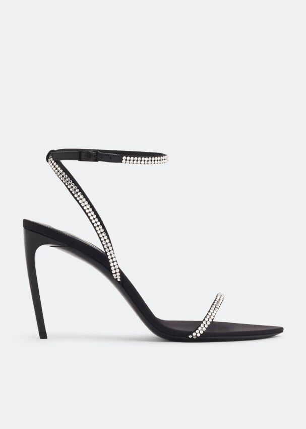 Сандалии SAINT LAURENT Georgia sandals, черный 7206561UUAC1067 | Black фото 1