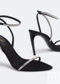 Сандалии SAINT LAURENT Georgia sandals, черный 7206561UUAC1067 | Black фото 2