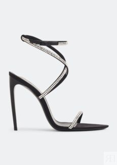 Сандалии SAINT LAURENT Georgia sandals, черный