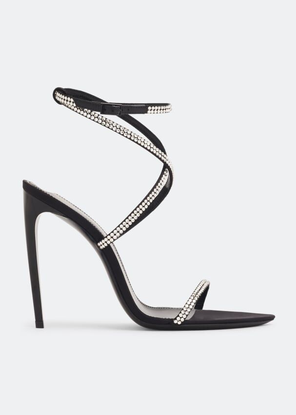 Сандалии SAINT LAURENT Georgia sandals, черный 7176191UUAC1067 | Black фото 1