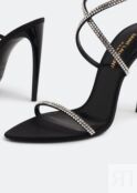 Сандалии SAINT LAURENT Georgia sandals, черный 7176191UUAC1067 | Black фото 2