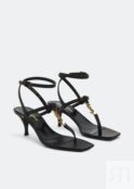 Сандалии SAINT LAURENT Cassandra sandals, черный 731606DWETT1000 | Black фото 4