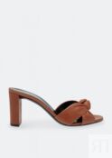 Мюли SAINT LAURENT Bianca mules, коричневый 62013000J007660 | Brown фото 1