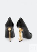 Туфли SAINT LAURENT Opyum patent leather pumps, черный 4720110NPKK1000 | Black фото 3