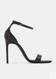 Сандалии SAINT LAURENT Amber sandals, черный