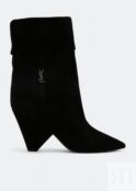 Ботильоны SAINT LAURENT Niki booties, черный 689212C20001000 | Black фото 1