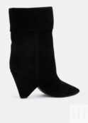 Ботильоны SAINT LAURENT Niki booties, черный 689212C20001000 | Black фото 3