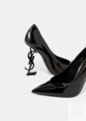 Туфли SAINT LAURENT Opyum pumps, черный 472011D6CVV1000 | Black фото 2