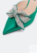 Мюли SARAH JESSICA PARKER Paley mules, зеленый PALEY-70MM-EMEGRN | Green фото 3