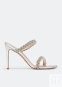 Сандалии STUART WEITZMAN Addison 100 sandals, серебряный S7052-SLV | Silver фото 1