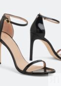 Сандалии STUART WEITZMAN Nudistrong strap sandals, черный S2737-BLK | Black фото 3