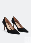 Туфли STUART WEITZMAN Stuart 85 pumps, черный SA273-BLK | Black фото 5