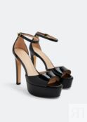 Сандалии STUART WEITZMAN Discoplatform sandals, черный SA580-BLK | Black фото 5