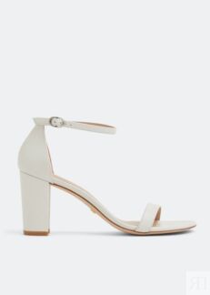 Сандалии STUART WEITZMAN Nearlynude sandals, белый