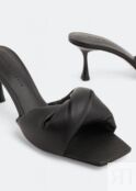 Мюли STUDIO AMELIA Twist Front 70 heel mules, черный