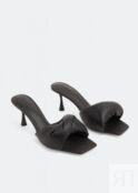 Мюли STUDIO AMELIA Twist Front 70 heel mules, черный F406-BLACK | Black фото 5