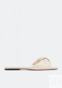 Сандалии STUDIO AMELIA Twist Front flat sandals, белый F427-STONE | White фото 1