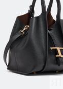 Сумка-тоут TOD'S Timeless mini shopping bag, черный