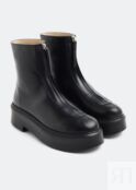 Ботинки THE ROW Zipped boots, черный F1144-L64R-BLK | Black фото 5