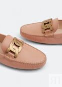 Лоферы TOD'S Kate Gommino driving loafers, розовый
