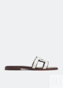 Сандалии TOD'S Leather sandals, белый XXW70K0GU70MIDB015 | White фото 1