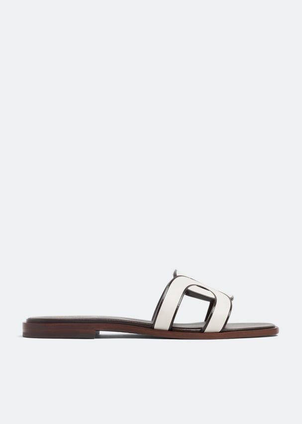 Сандалии TOD'S Leather sandals, белый XXW70K0GU70MIDB015 | White фото 1