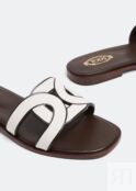 Сандалии TOD'S Leather sandals, белый XXW70K0GU70MIDB015 | White фото 2