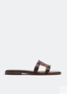 Сандалии TOD'S Leather sandals, черный