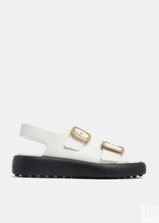 Сандалии TOD'S Leather sandals, белый