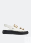 Сандалии TOD'S Leather sandals, белый XXW11K0FH50MIDB001 | White фото 1