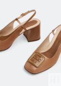 Туфли TORY BURCH Georgia slingback pumps, бежевый 136335-200 | Beige фото 3