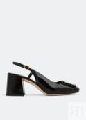 Туфли TORY BURCH Georgia slingback pumps, черный 137065-006 | Black фото 1