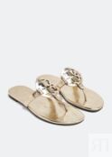 Сандалии TORY BURCH Miller sandals , золотой