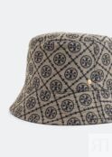 Шляпа TORY BURCH T Monogram bucket hat, синий