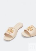 Шлепанцы TORY BURCH Eleanor slides, бежевый 88744-122 | Beige фото 3