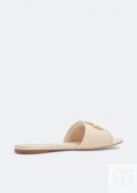 Шлепанцы TORY BURCH Eleanor slides, бежевый 88744-122 | Beige фото 4