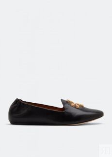 Лоферы TORY BURCH Eleanor loafers, черный