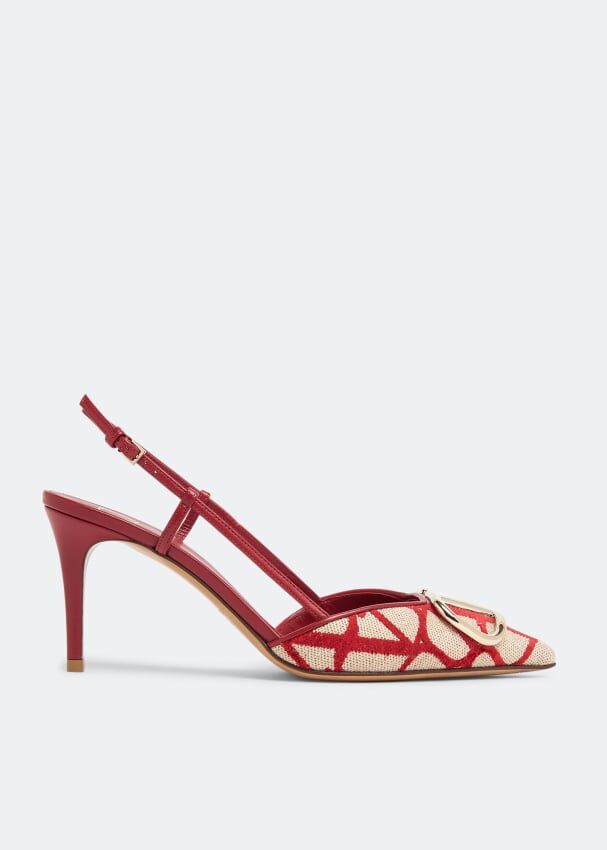 Туфли VALENTINO GARAVANI VLogo Signature pumps, красный