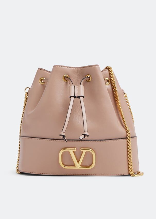 Сумка кросс-боди VALENTINO GARAVANI VLogo Signature mini bucket bag, розовы WP0T83HPFGF9 | Pink фото 1