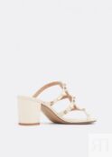 Сандалии VALENTINO GARAVANI Rockstud sandals , белый WS0C47VODI16 | White фото 3