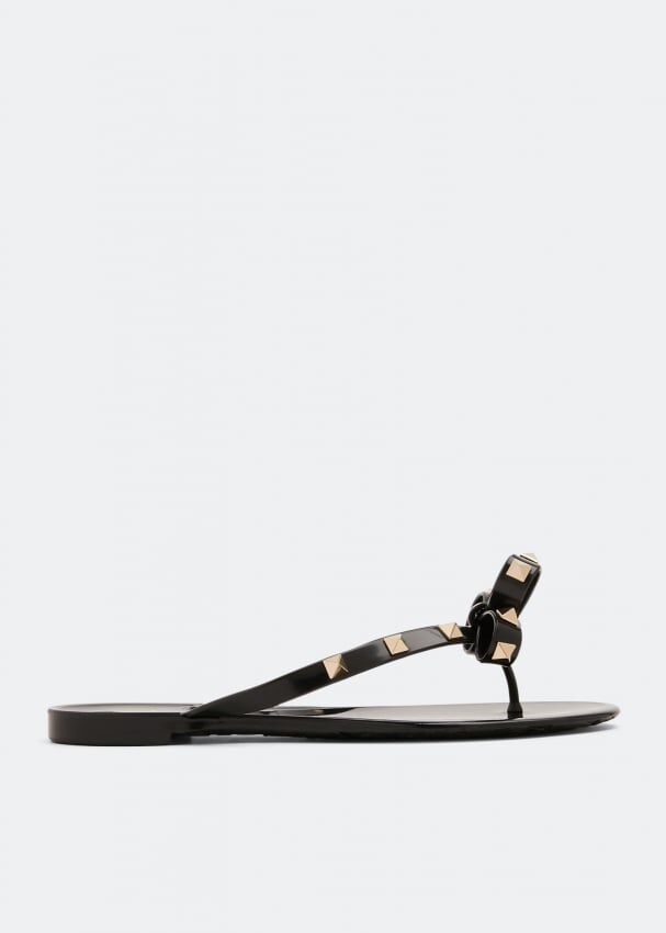 Сандалии VALENTINO GARAVANI SUMMER ROCKSTUD PVC / RUBBER, черный WS0552PVS0NO | Black фото 1