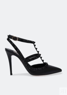 Туфли VALENTINO GARAVANI Rockstud pumps, черный